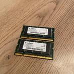 Infineon 512MB DDR 333MHz  ( 2x 256MB ), Computers en Software, RAM geheugen, 333 MHz, Ophalen of Verzenden, DDR, Laptop