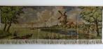 Gobelin met Hollands tafereel 170 x 65 cm., Antiek en Kunst, Antiek | Kleden en Textiel, Ophalen of Verzenden