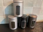 Brabantia Voorraadblikken Set van 4, Ophalen of Verzenden, Gebruikt