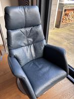 Relaxfauteuil elektrisch verstelbaar op accu, Huis en Inrichting, Fauteuils, Ophalen, Modern stijlvol, Minder dan 75 cm, Leer