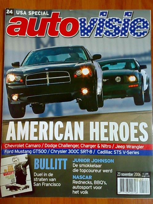 AutoVisie USA Special: Ford Mustang GT500, Dodge Nitro, Boeken, Auto's | Folders en Tijdschriften, Zo goed als nieuw, Algemeen