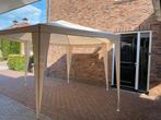 Partytent beige te huur in rijssen, Tuin en Terras, Partytenten, Ophalen, Opvouwbaar, Partytent, Minder dan 4 meter