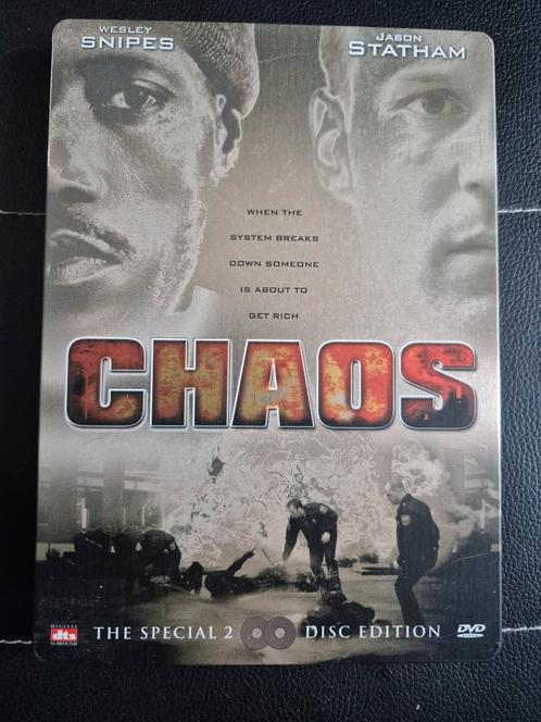 Steelbox chaos, Cd's en Dvd's, Dvd's | Thrillers en Misdaad, Zo goed als nieuw, Alle leeftijden, Ophalen of Verzenden