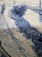 wandbord boch groot g.poggenbeek, Antiek en Kunst, Ophalen of Verzenden