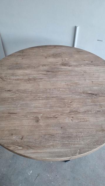 Ronde Eettafel Licht Eiken kleur beschikbaar voor biedingen
