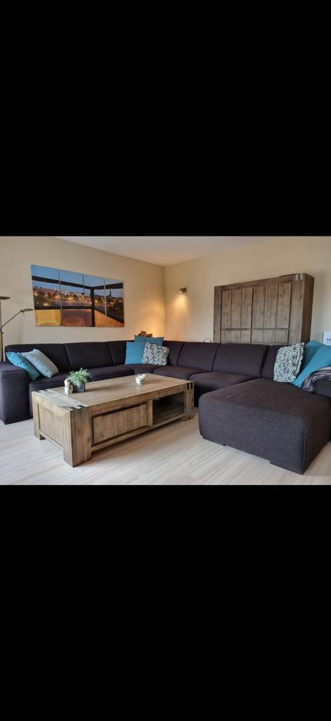 Complete Woonkamer Inboedel - Hoekbank, Tafel, Kast, Huis en Inrichting, Banken | Bankstellen, Zo goed als nieuw, Hoekbank, Vierpersoons of meer