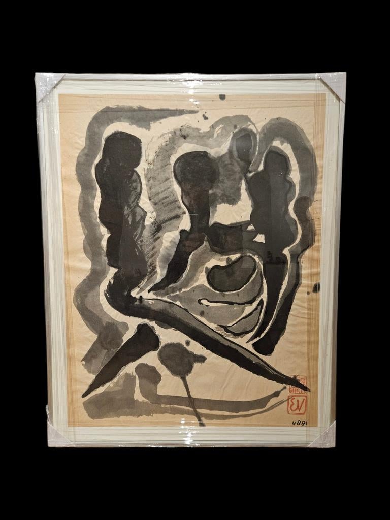 Ernst Vijlbrief voorstelling abstract - ruilen ook mogelijk, Antiek en Kunst, Ophalen of Verzenden