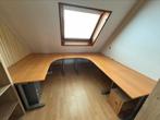 3 delig bureau Ikea Galant hoek bureau, Huis en Inrichting, Bureaus, Ophalen of Verzenden, In hoogte verstelbaar, Gebruikt, Bureau