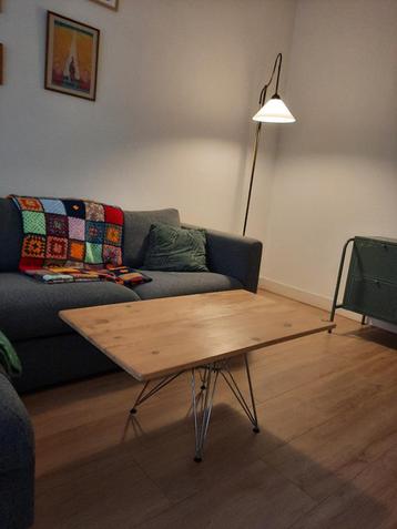 Upcycled houten salontafel