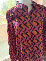 Esqualo blouse roze /zwart viscose, Kleding | Dames, Blouses en Tunieken, Maat 42/44 (L), Ophalen of Verzenden, Roze, Nieuw