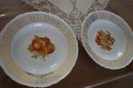 2 unieke Bavaria retro borden 29.5 x 5 cm  fruitdecor, Ophalen of Verzenden