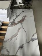 Marmerlook Wandpaneel – 244 x 122 cm – restpartij, Doe-het-zelf en Verbouw, Platen en Panelen, Ophalen, Zo goed als nieuw, Overige materialen