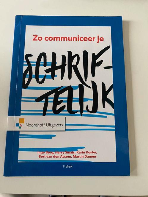 Inge Berg - Zo communiceer je schriftelijk, Boeken, Wetenschap, Zo goed als nieuw, Ophalen of Verzenden