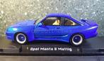 Opel Manta B MATTIG blauw 1:18 MCG, Nieuw, Overige merken, Auto, Verzenden