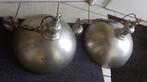 2x Light & living Ø50x41cm ruw oud Nikkel, Huis en Inrichting, Ophalen, Zo goed als nieuw, Metaal, 50 tot 75 cm