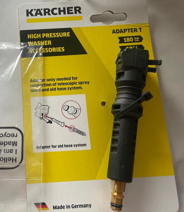 Kärcher T Adapter 2.644-031.0, Tuin en Terras, Hogedrukreinigers, Nieuw, Elektrisch, Ophalen of Verzenden