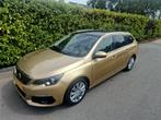 Peugeot 308 1.2 Pas 110.000 km Zeer Luxe leer AUT 2018, USB, Zwart, 635 kg, 130 pk