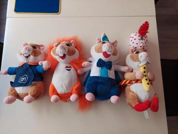4 AH Hamsters - Leuke Knuffels! beschikbaar voor biedingen