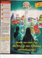 Retro reclame 1999 De Efteling sparen voor kaartjes, Overige typen, Ophalen of Verzenden