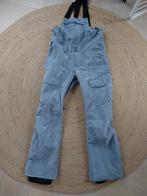 Burton Reserve Bib snowboardbroek small grijs blauw ty-dye, Verzenden, Zo goed als nieuw, Kleding