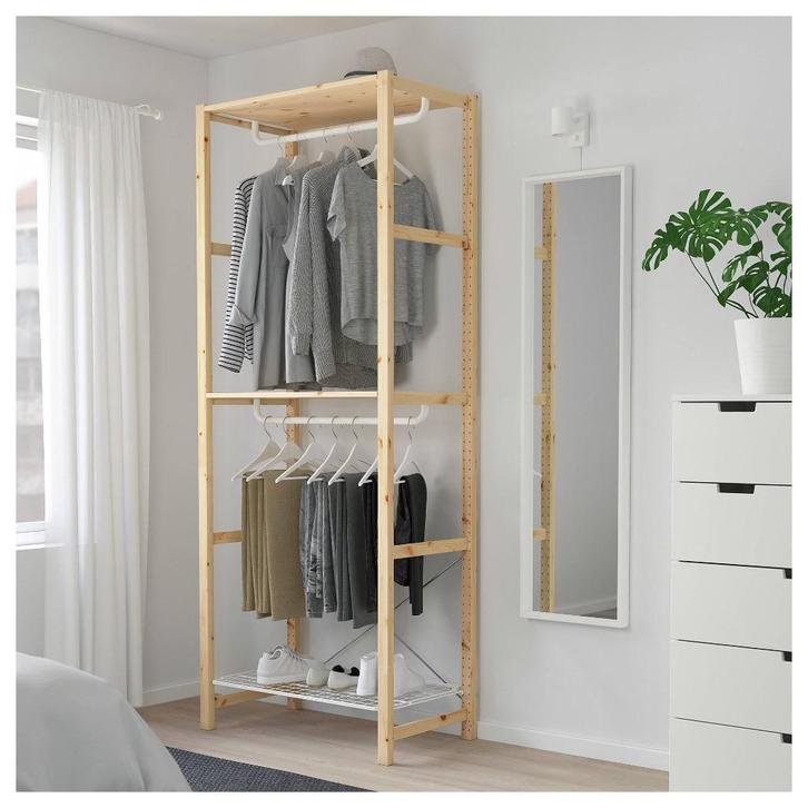 IVAR Wardrobe combination x2, Huis en Inrichting, Kasten | Kledingkasten, Zo goed als nieuw, 150 tot 200 cm, 50 tot 100 cm, 75 cm of meer