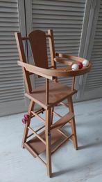 Houten Poppenstoel - Hoog/Laag, Ophalen, Gebruikt, Overige typen