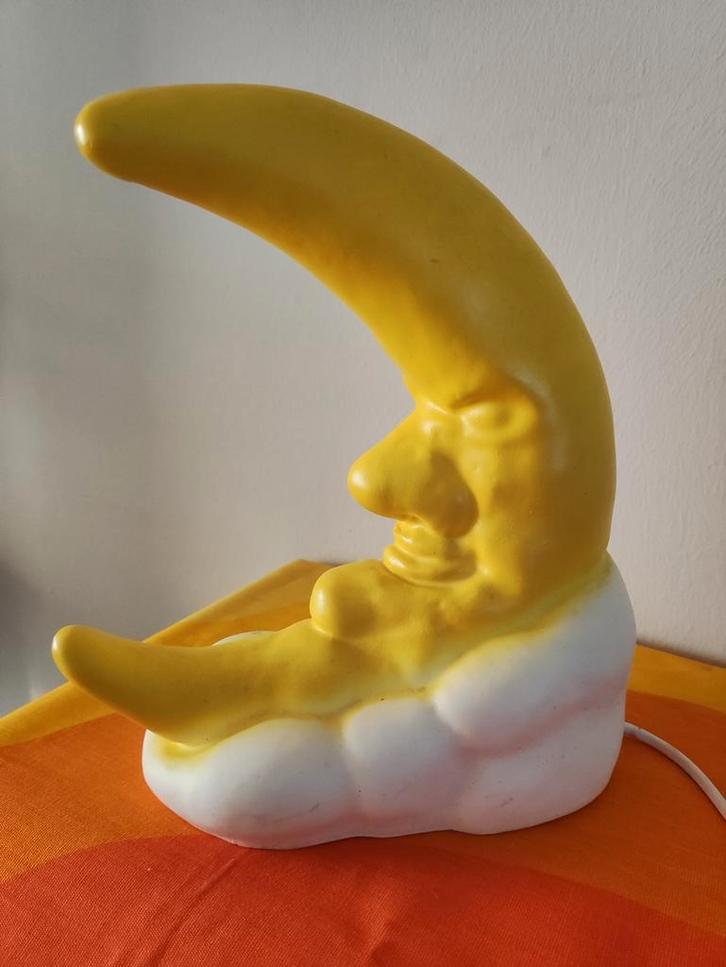 Mooie, gebruikte Heico maanlamp, Kinderen en Baby's, Kinderkamer | Inrichting en Decoratie, Gebruikt, Verzenden