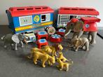 Playmobil circus -karren met olifanten ,leeuwen enz., Ophalen of Verzenden, Zo goed als nieuw