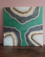 Resin epoxy agate geode kunst, Ophalen of Verzenden
