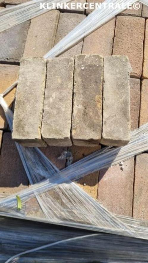 120m2 geel brons gebakken klinkers dikformaat straatstenen 7, Tuin en Terras, Tegels en Klinkers, Zo goed als nieuw, Klinkers