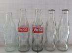 Coca-Cola Flessen Glas 5 st. leeg, Verzamelen, Verpakking, Gebruikt, Verzenden