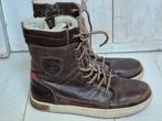 Stoere gevoerde bruine laarzen mt 38 (Vingino/ als NIEUW), Kinderen en Baby's, Kinderkleding | Schoenen en Sokken, Ophalen, Vingino