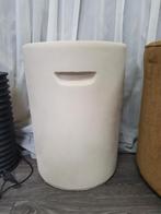WOOOD Duke bijzettafel betonlook - beige, Ophalen, Overige materialen, Minder dan 50 cm, Rond