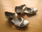 Enige wit leren sandaal-pumps RIEKER 37 snazzeys, Verzenden, Wit, Sandalen of Muiltjes, Zo goed als nieuw