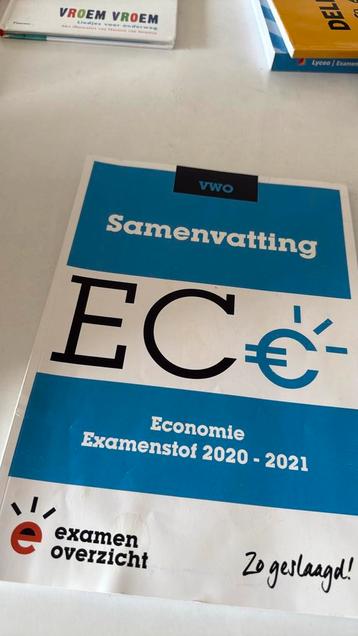 ExamenOverzicht - Samenvatting Examenstof Economie VWO beschikbaar voor biedingen