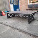 Industriële Salontafel - Robuust Design, Ophalen, Gebruikt, 100 tot 150 cm, Metaal