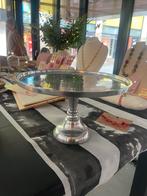 Zilverkleurig Taartplateau - Elegant Presenteren, Ophalen, Nieuw, Rond, Metaal