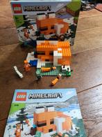 LEGO Minecraft 21178 - De Vossenburcht, Ophalen of Verzenden, Zo goed als nieuw, Complete set, Lego