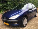Peugeot 206 1.4 Gentry 5D 1999 Blauw, Auto's, Peugeot, Voorwielaandrijving, 15 km/l, 4 cilinders, Blauw