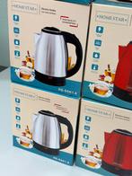 Homestar HS-SSK1.8 Waterkoker 1,8L 1500W Rood Zwart Zilver, Witgoed en Apparatuur, 1 tot 2 liter, Nieuw, Ophalen of Verzenden