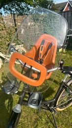 Bobike one fietsstoeltje + windscherm, 0 t/m 13 kg, Voetsteuntjes, Voorzitje, Zo goed als nieuw