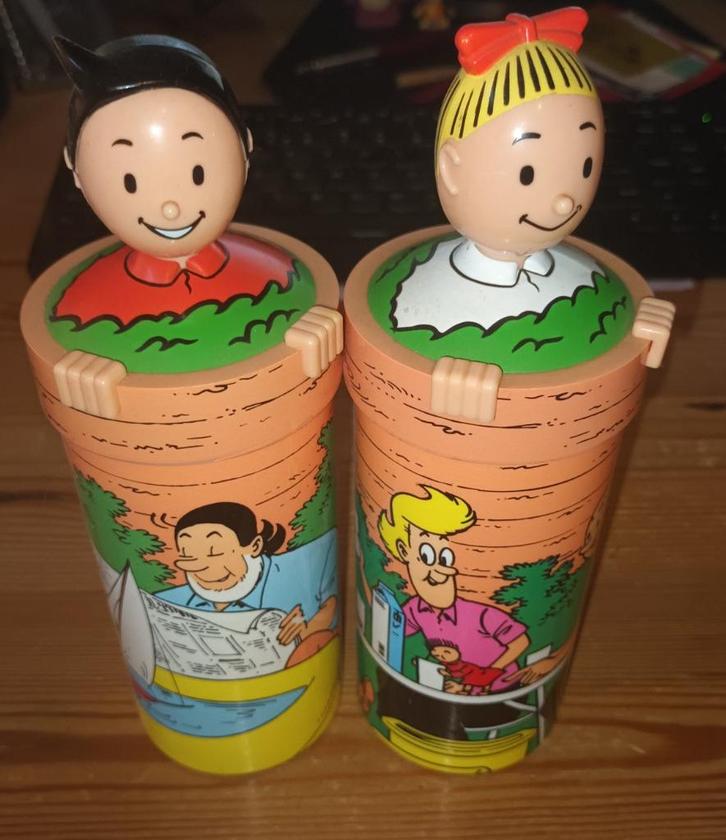 suske & wiske schoolbeker 1992 zuivelaktie Albert Heijn, Verzamelen, Stripfiguren, Zo goed als nieuw, Boek of Spel, Suske en Wiske