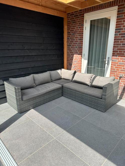 Garden Impressions Loungeset - Grijs, Tuin en Terras, Tuinsets en Loungesets, Gebruikt, Loungeset, Aluminium, 4 zitplaatsen, Bank