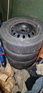 Winterbanden met Velg - Set van 4, Ophalen, Gebruikt, 15 inch, Banden en Velgen