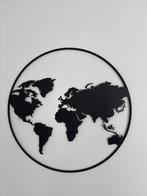 Wereldbol Wanddecoratie Metaal - 68cm, Ophalen, Nieuw