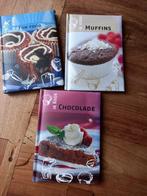 3 boeken serie ik kook,muffins,chocolade en fun food, Ophalen of Verzenden, Zo goed als nieuw, Taart, Gebak en Desserts