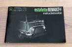 Renault Estafette instructieboekje. 1970 Als nieuw!, Auto diversen, Handleidingen en Instructieboekjes, Ophalen of Verzenden