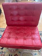 Replica Barcelona Stoel Rood, Huis en Inrichting, Fauteuils, Ophalen, Overige materialen, Gebruikt, Minder dan 75 cm
