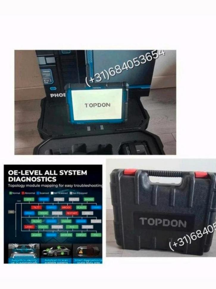 Topdon Phoenix Smart Pass Thru J2534 Doip Auto Diagnose OBD, Auto diversen, Autogereedschap, Nieuw, Ophalen of Verzenden