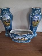 3-DELIG KASTSTEL. Blauw, Antiek en Kunst, Ophalen of Verzenden